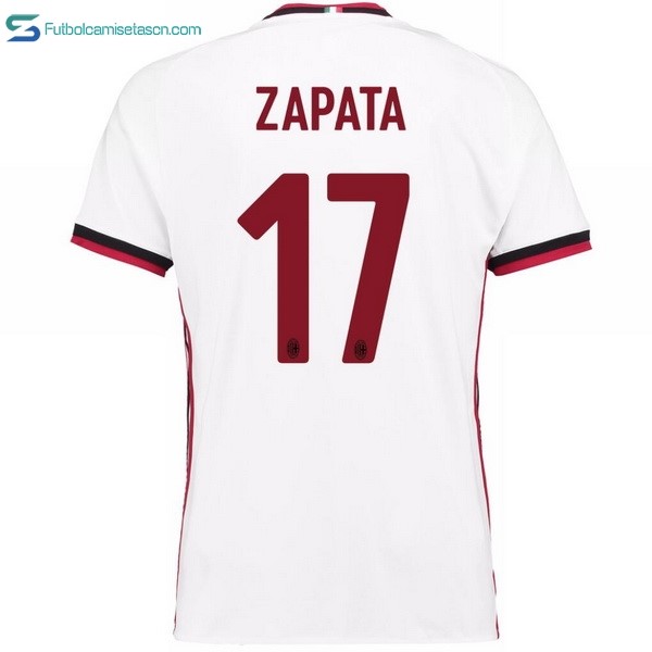 Camiseta Milan 2ª Zapata 2017/18